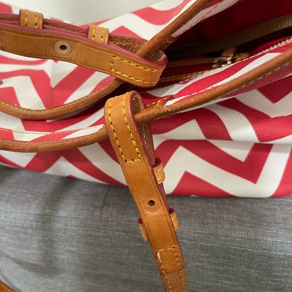Dooney and Bourke Chevron Tote - Picture 6 of 11